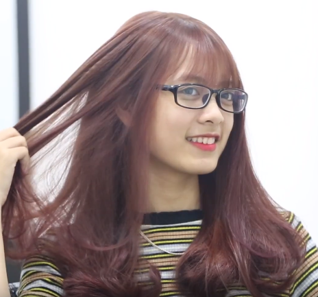 [Video] Màu đồng ánh đỏ đô vang pháp - Venus Hair Salon